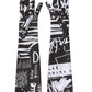 Dolce & Gabbana Black White DG Logo Elbow Length Mitten Gloves