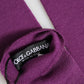 Dolce & Gabbana Purple Wool Fingerless Elbow Length Women One Size Gloves