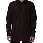 Dolce & Gabbana Brown Cotton LongSleeve MARTINI Dress  Shirt