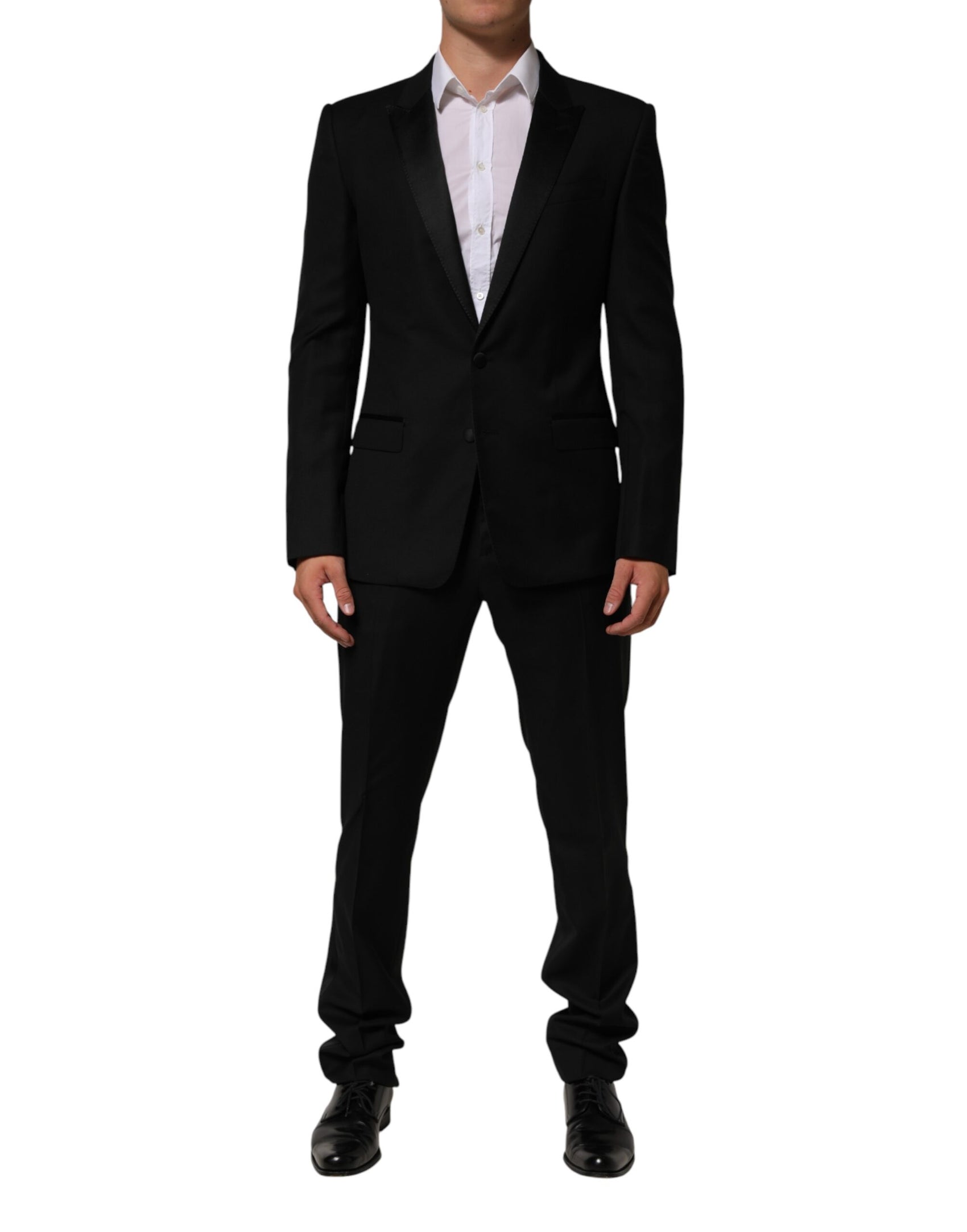 Dolce & Gabbana Black 2 Buttons Jacket Formal 2 Piece Suit