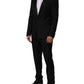 Dolce & Gabbana Black 2 Buttons Jacket Formal 2 Piece Suit
