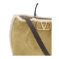 Valentino Garavani Beige Calf Leather Bos Taurus Shoulder Bag