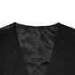 Dolce & Gabbana Black Polyester Dress Formal Waistcoat Vest