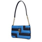 Jimmy Choo Blue Leather Shoulder Bag