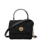 Versace Black Fabric Handbag