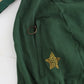 John Galliano Green Mock Zip Cardigan Sweatshirt Sweater Jacket