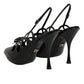 Dolce & Gabbana Leather High Heels Slingback Shoes