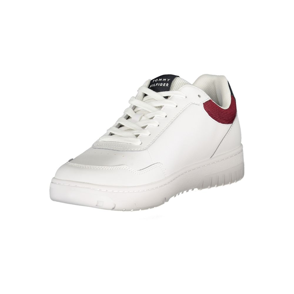 Tommy Hilfiger White Leather Men Sneaker