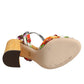 Dolce & Gabbana Multicolor Floral Crystal Embellished Sandals Shoes