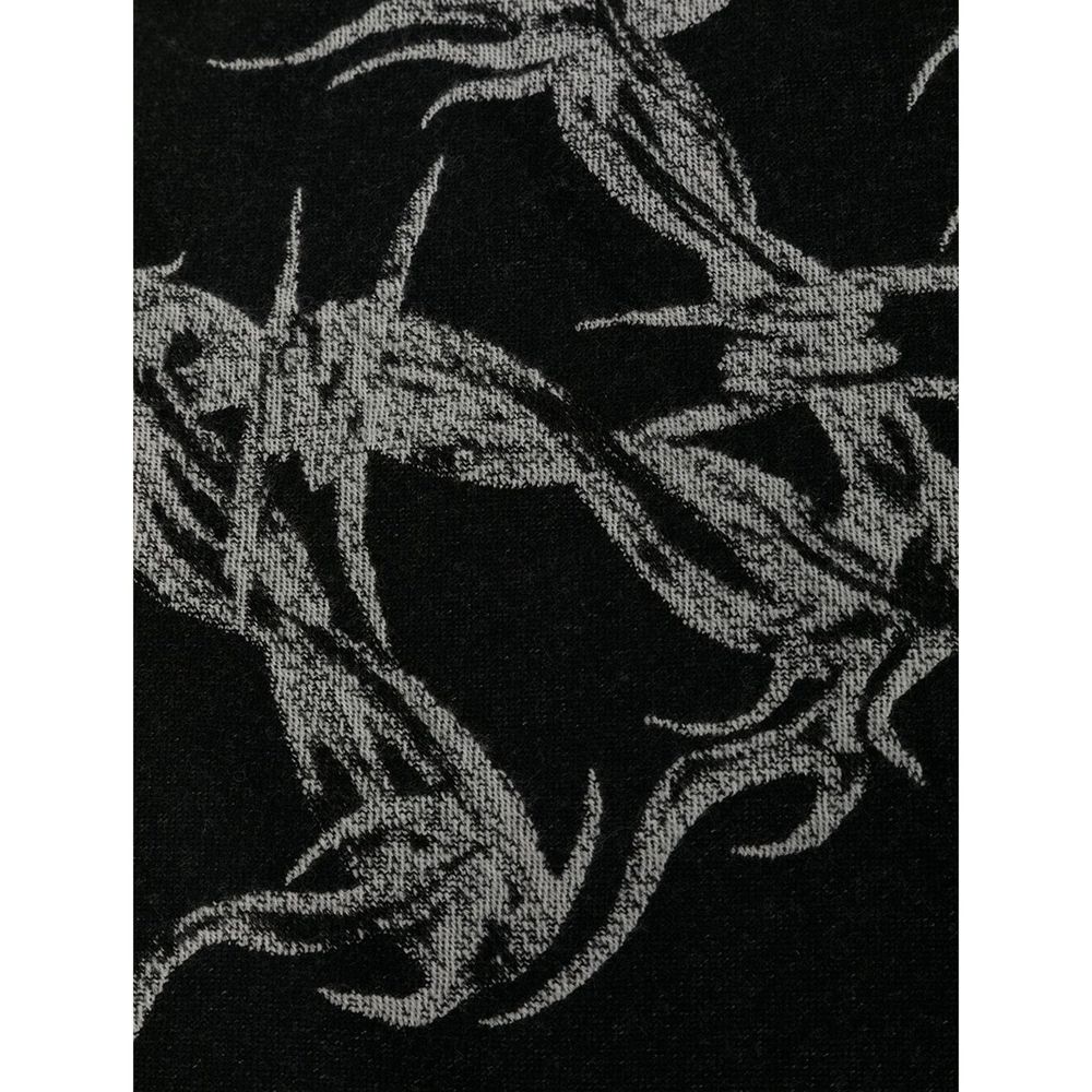 Givenchy Black Virgin Wool Scarf