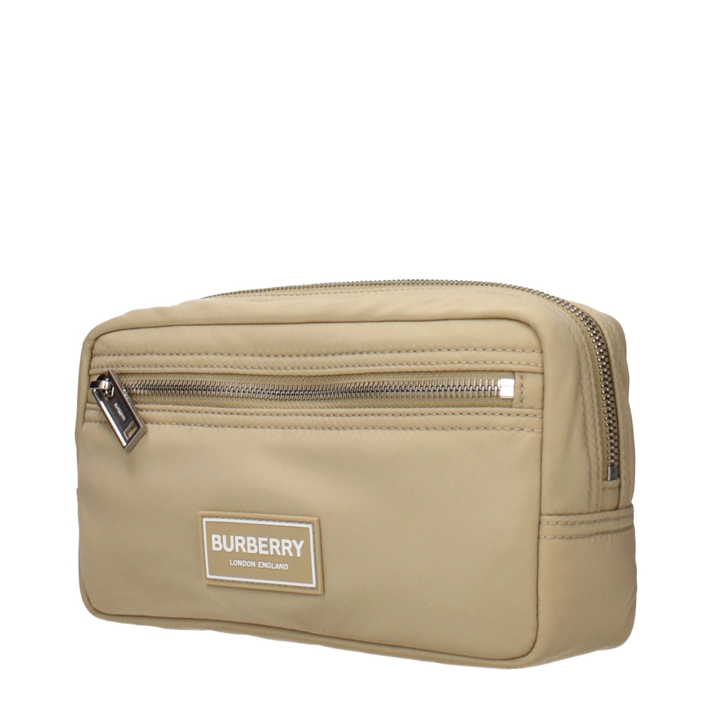 Burberry Beige Nylon Clutch Bag