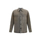 Fendi Gray Denim Shirt