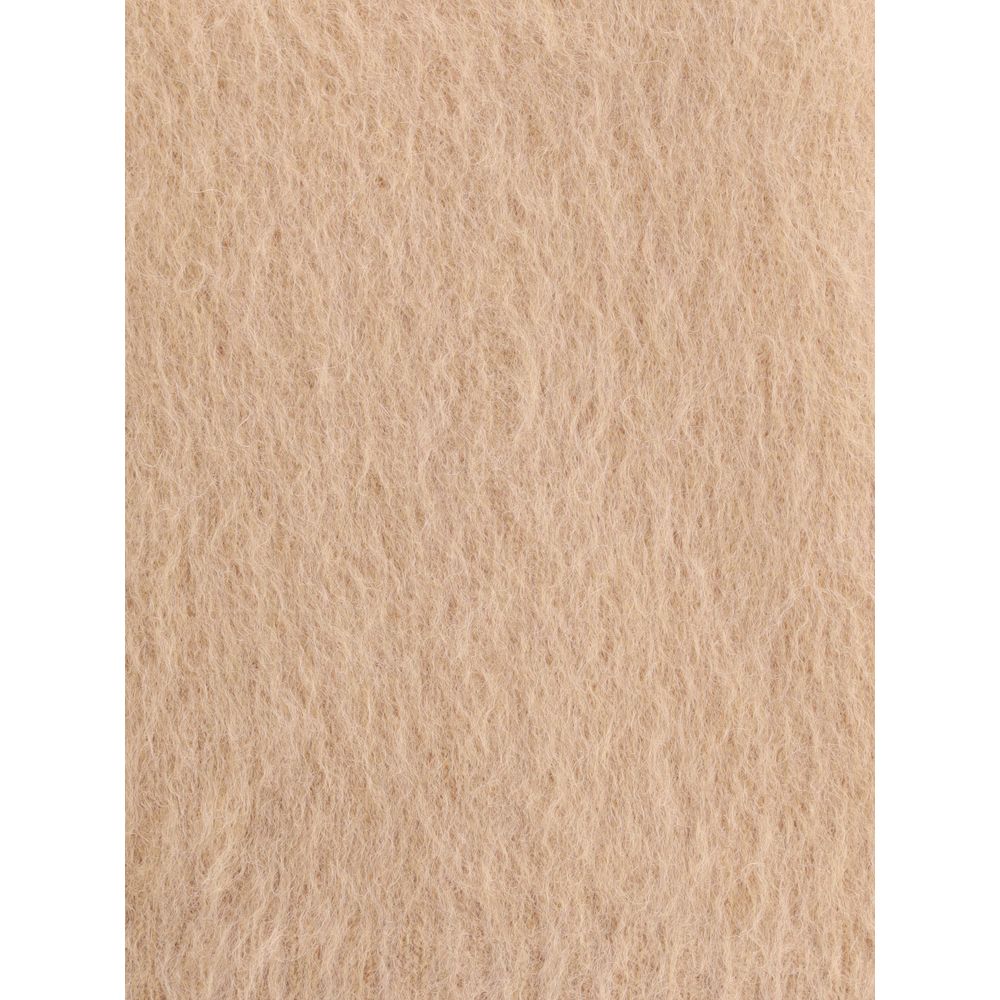 Max Mara Brown Polyamide Turtleneck