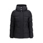 Moose Knuckles Black Recycled Polyester Coat