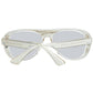 Lozza Silver Acetate & Plastic Sunglasses