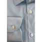Baldinini Trend Light Blue Cotton Men Shirt