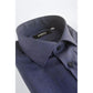 Baldinini Trend Blue Cotton Men Shirt