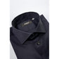 Baldinini Trend Black Cotton Men's Shirt