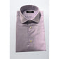 Baldinini Trend Purple Cotton Men Shirt