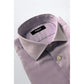 Baldinini Trend Purple Cotton Men Shirt