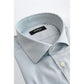 Baldinini Trend Light Blue Cotton Men Shirt