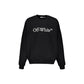 Off-White Black Cotton Sweatshirt