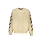 Off-White Beige Cotton Sweatshirt
