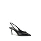 Prada Black Calf Leather Bos Taurus High Heel Pumps