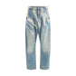 Vivienne Westwood Light Blue Cotton Relaxed Fit Jeans