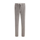 PT Torino Brown Fleece Wool Casual Pants