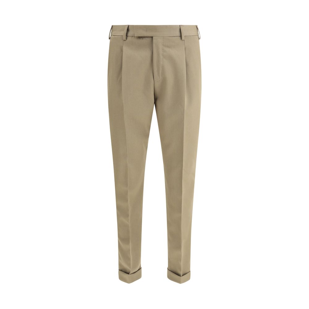 PT Torino Bicolor Fleece Wool Dress Pants