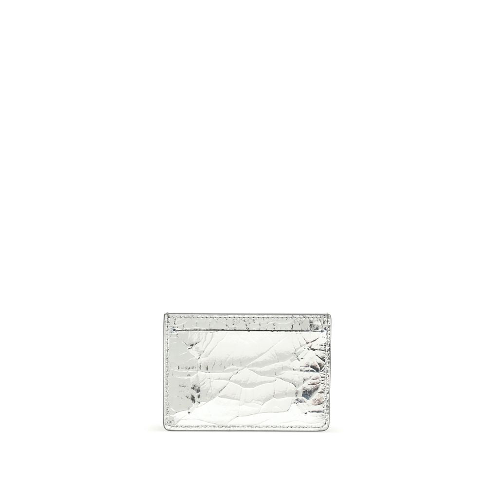 Margiela Silver Leather Wallet