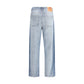 Magliano Blue Cotton Relaxed Fit Jeans