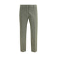 Cruna Green Cotton Casual Pants