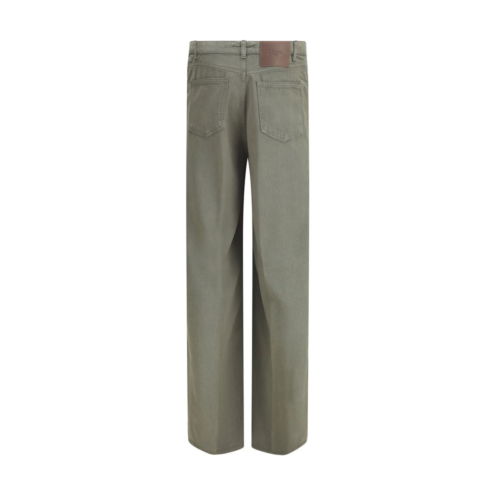 Cruna Green Tencel Relaxed Fit Jeans