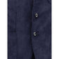 Gi Capri Blue Cotton Two-Piece Suit