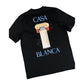 Casablanca Black Cotton T-Shirt