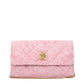 Versace Pink Fabric Clutch Bag