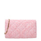 Versace Pink Fabric Clutch Bag