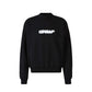 Off-White Black Cotton Sweatshirt