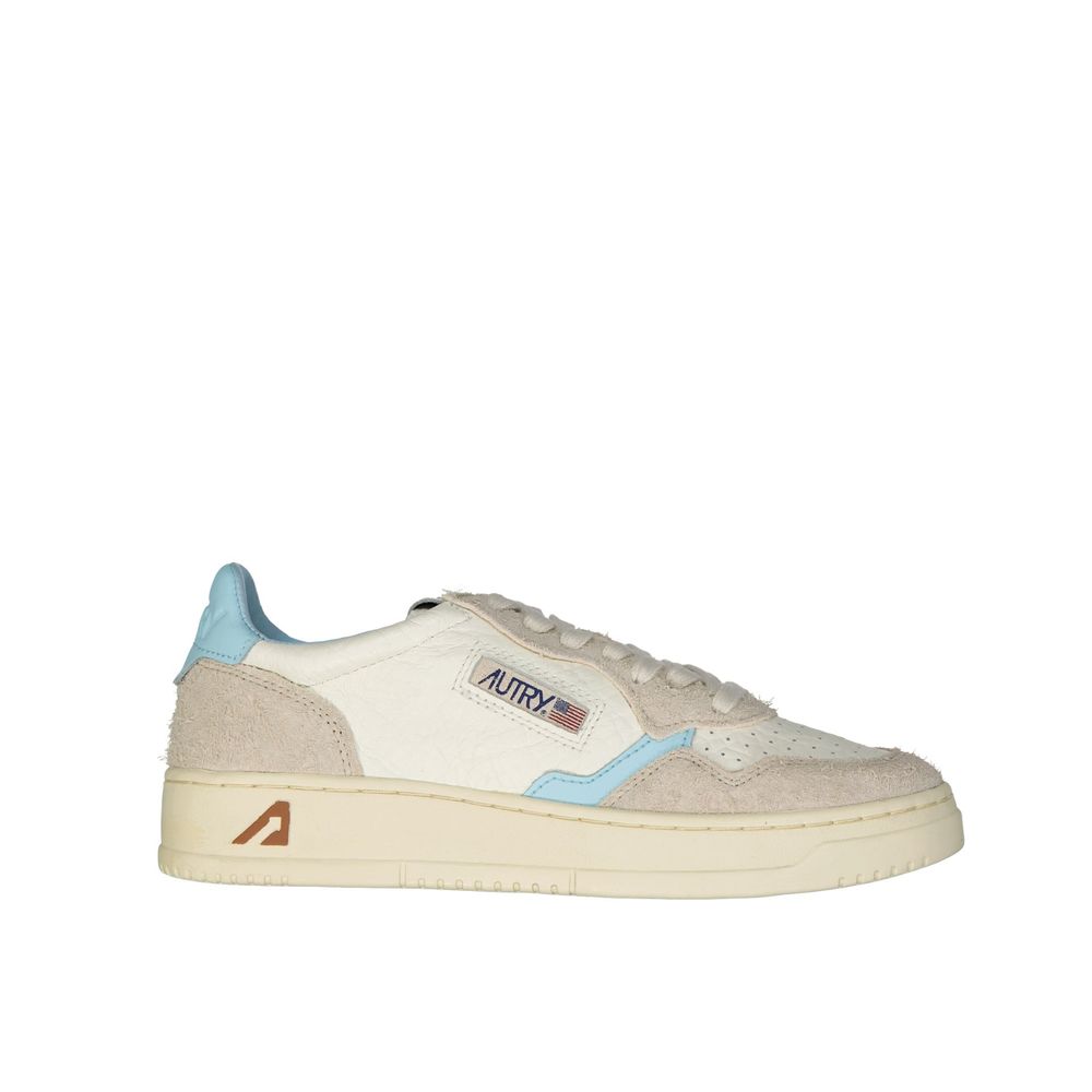 Autry White Leather Low Top Sneakers