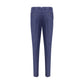 Brunello Cucinelli Blue Fleece Wool Pants