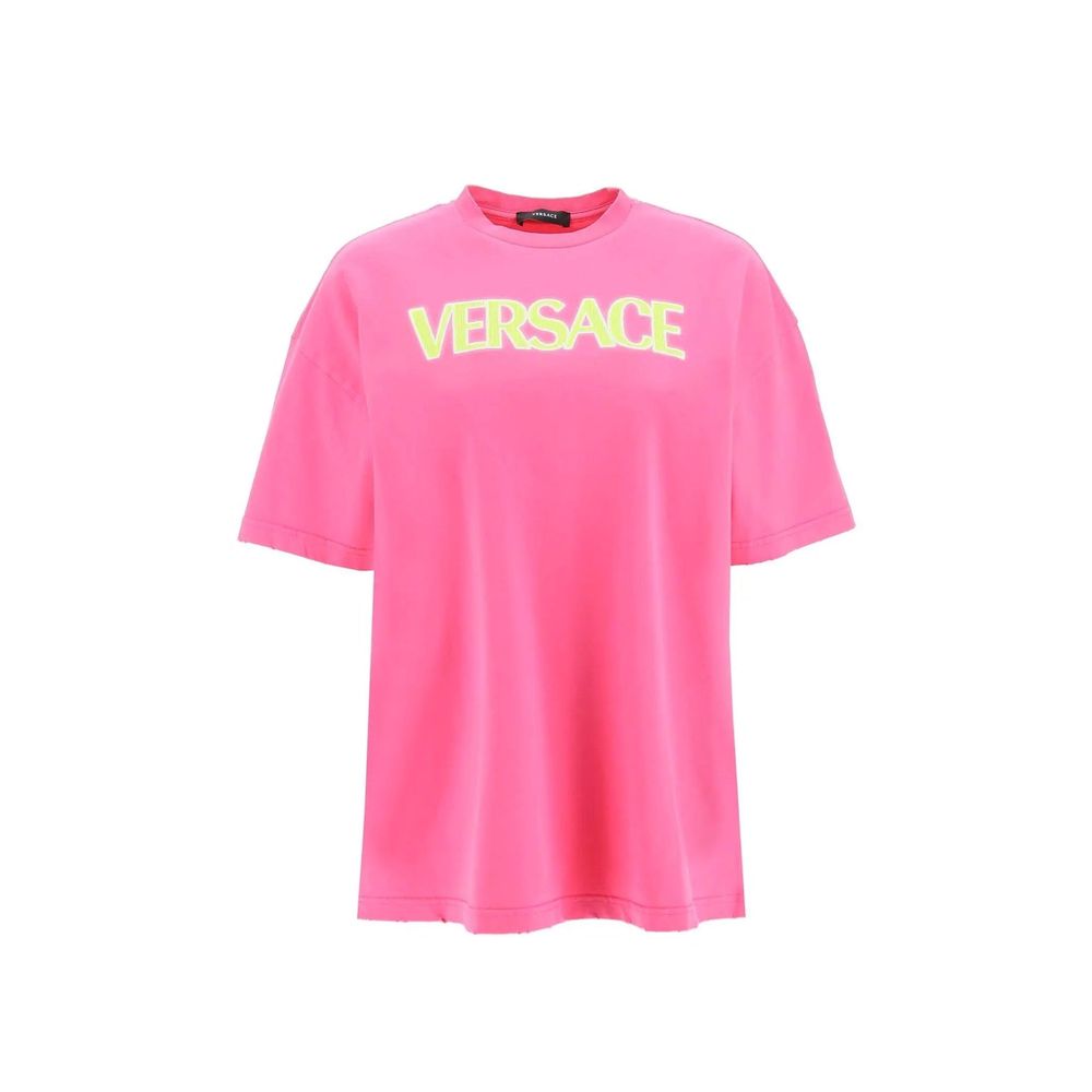 Versace Multicolor Cotton Tank Tops
