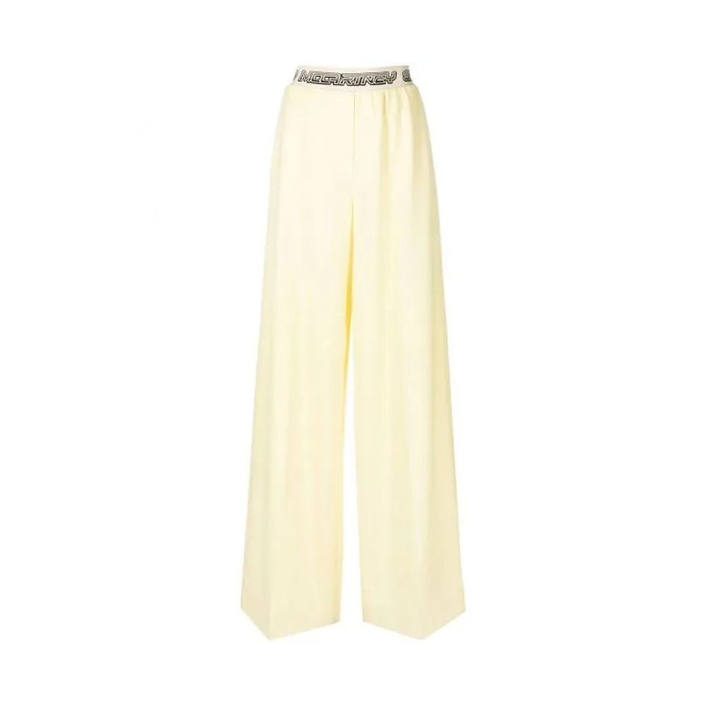 Stella McCartney Yellow Wool Casual Pants