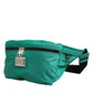 Dolce & Gabbana Green Logo Plaque Nylon Waist Fanny Pack Men's Borse Bag