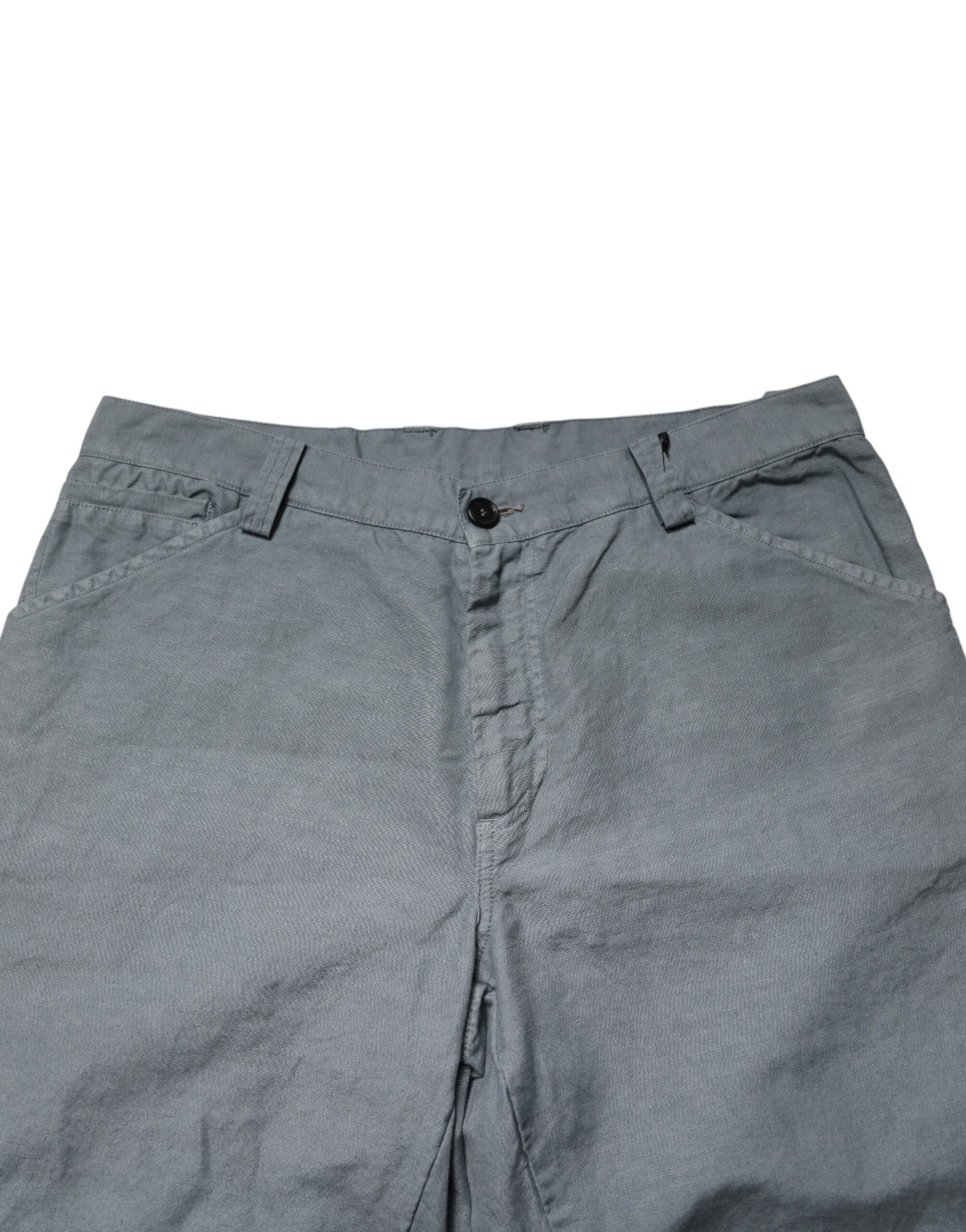 Master Coat Gray Cotton Regular Fit Men Denim Trouser Jeans