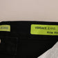 Versace Jeans Couture Dark Black Dora Slim Fit Denim Pants