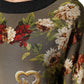 Dolce & Gabbana Enchanted Sicily Silk Crewneck Blouse Sweater