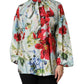 Dolce & Gabbana Multicolor Floral Long Sleeves Blouse Top