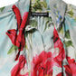 Dolce & Gabbana Multicolor Floral Long Sleeves Blouse Top